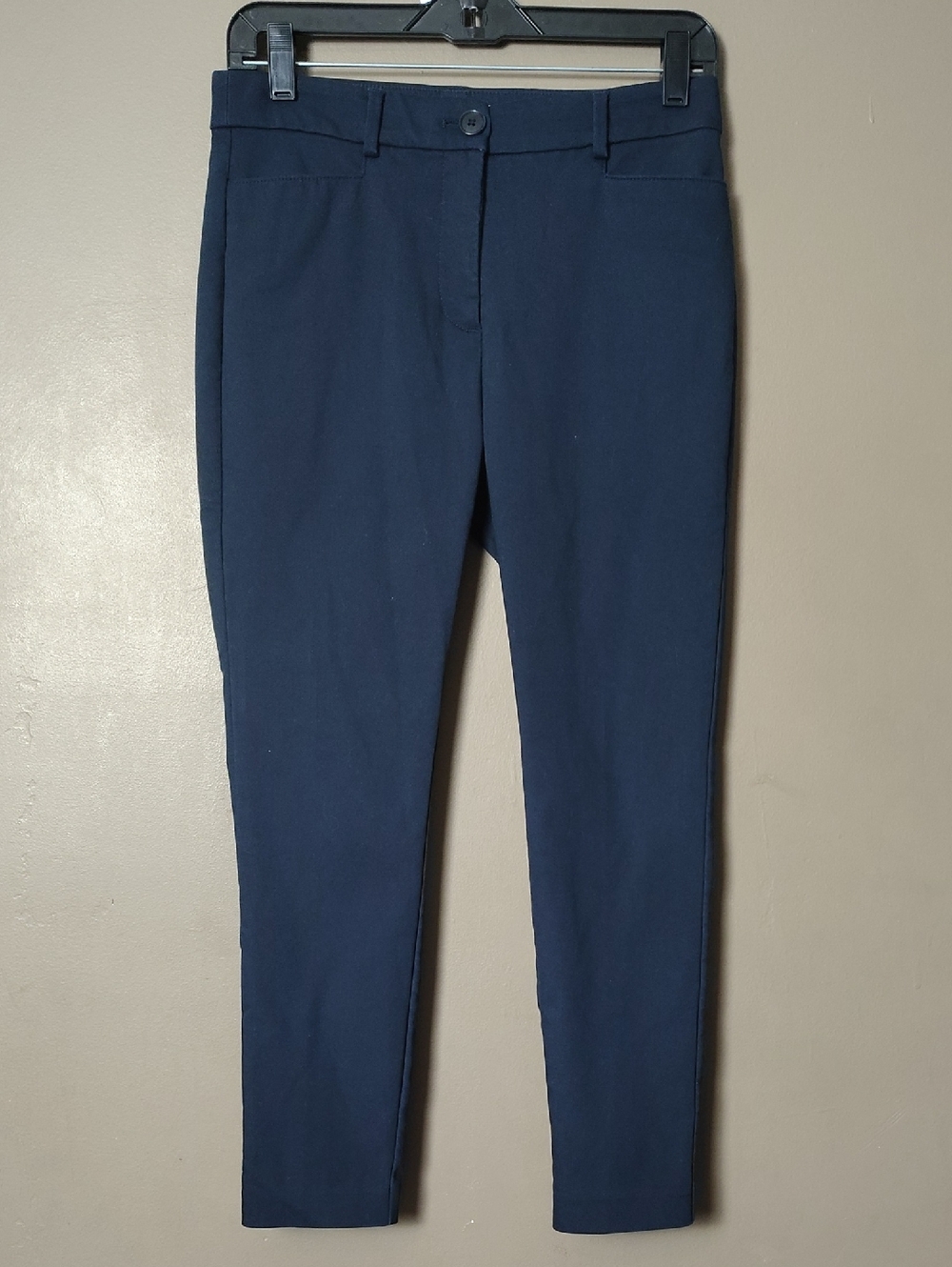 Loft Navy Blue Sutton Skinny Pants Size 4P
